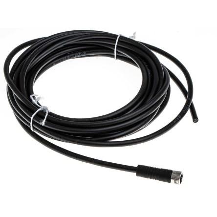 Kabel ovladače snímače, A: Vnější, A: Rovný 3, B: Bez koncovky, B: Vnitřní, 60V, IP65, IP67 binder 5 m