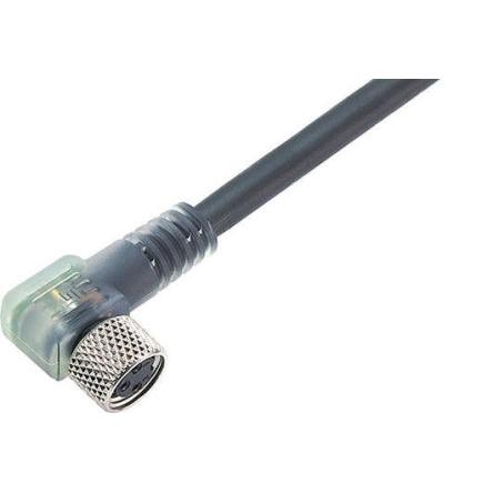 Kabel ovladače snímače, A: Vnější, A: Pravoúhlý 3, B: Bez koncovky, B: Vnitřní, 60V, IP65, IP67 binder 5 m