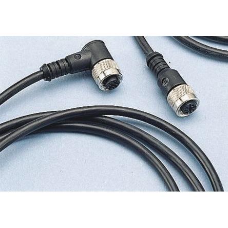 Kabel ovladače snímače, A: Vnitřní, A: M12, Pravoúhlý 4, B: Volný konec, B: Neuzavřený, 250V, IP40, IP67, řada: 763
