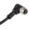 Kabel ovladače snímače, A: Vnitřní, A: M12, Pravoúhlý 4, B: Volný konec, B: Neuzavřený, 25V, IP69K, řada: 763 binder 5 m