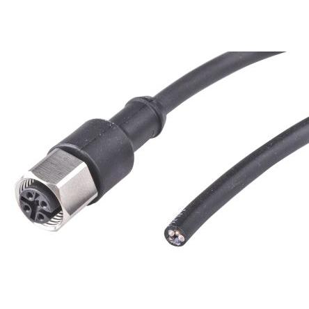 Kabel ovladače snímače, A: Vnitřní, A: Rovný 5, B: Volný konec, B: Neuzavřený, 60V, IP69K, řada: 763 binder 2 m