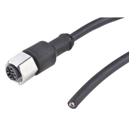 Kabel ovladače snímače, A: Vnější, A: M12, Rovný 5, B: Bez koncovky, B: Vnitřní, 60V, IP40, IP67, řada: 763 binder 5 m