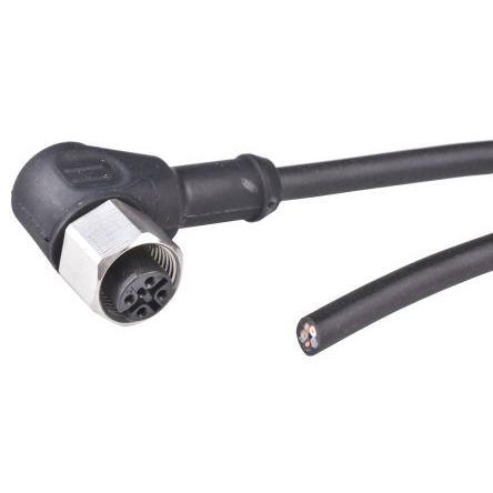 Kabel ovladače snímače, A: Vnitřní, A: M12, Pravoúhlý 5, B: Bez koncovky, IP68, IP67, řada: 763 binder 5 m