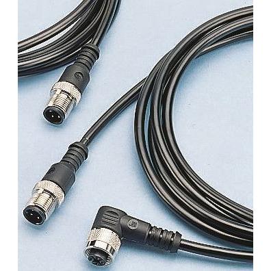 Kabel ovladače snímače, A: Vnější, A: Pravoúhlý 4, B: Přímý, B: Vnitřní, 250V, IP68, řada: 765 binder 2 m