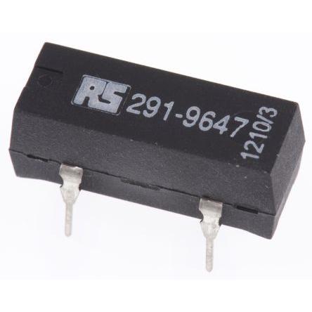 RS PRO Reedové relé Montáž na plošný spoj SPNO 24V dc 0.5A 2150 Ω