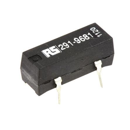 RS PRO Reedové relé Montáž na plošný spoj SPST 12V dc 0.5A 1000 Ω