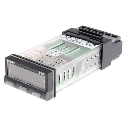 West Instruments Procesní indikátor, řada: N2300 Panel, 55 °C, 0 °C 6, počet výstupů: 2, výstup: SSR 240V ac, typ