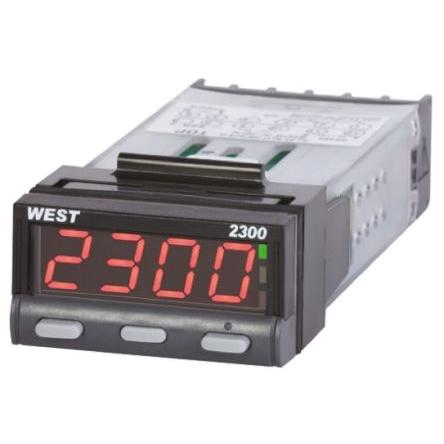 West Instruments PID regulátor teploty, řada: N2300 Panel, 55 °C, 0 °C 6, počet výstupů: 2, výstup: SSR 30V dc, typ