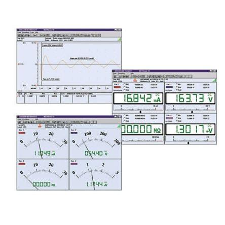 Software pro multimetry GTZ3240000R0001 METRAwin 10, pro použití s: Multimetr Metrahit, Protokolování dat Gossen