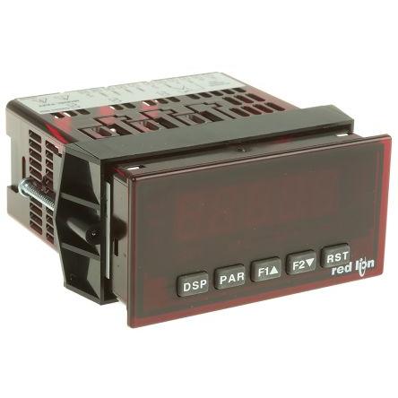 Red Lion Digitální panelový multifunkční měřič, řada: PAXT LED, výška výřezu: 44.5 mm, šířka výřezu: 91.4 mm pro Proud,