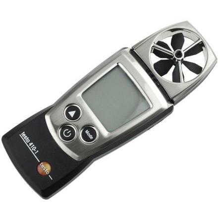 Testo Anemometr Teplota, Rychlost vzduchu, číslo modelu: 410-1, typ sondy: NTC, Rotační lopatkové 20 m/s