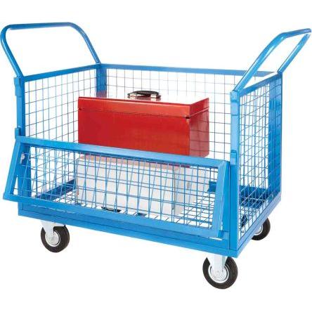 Vozík 1 Ocel nosnost 250 kg Silné zatížení RS PRO 900 mm 600 mm