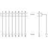 Phoenix Contact Modul rozhraní, řada: UM 45-D, D-SUB, Lišta DIN, Vnitřní, počet kontaktů: 9, 125 V ac, 125V dc 2.5A,