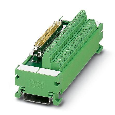 Phoenix Contact Modul rozhraní, řada: UM 45-D, D-SUB, Lišta DIN, Vnitřní, počet kontaktů: 9, 125 V ac, 125V dc 2.5A,
