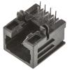 TE Connectivity Konektor RJ45, řada: 0-215877 Vnitřní Cat3, počet cest: 8, Pravý úhel, Průchozí otvor Nestíněný, počet