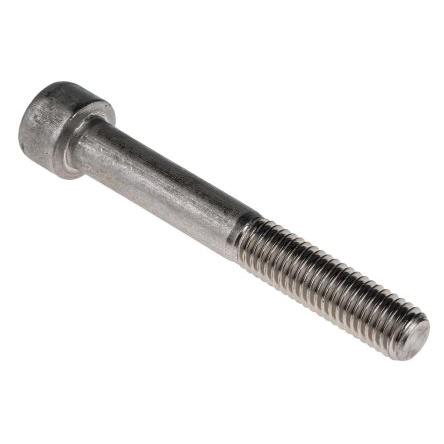 RS PRO Šroub s vnitřním šestihranem, Obyčejný, Nerezová ocel hlavice Vnitřní šestihran, M8, M8, délka: 60 mm