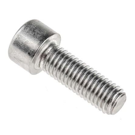 RS PRO Šroub s vnitřním šestihranem, Obyčejný, Nerezová ocel hlavice Vnitřní šestihran, M10, M10, délka: 30 mm