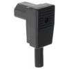 Bulgin Konektor IEC C13, orientace těla: Pravý úhel, Kabel Vnější, 250V 10A