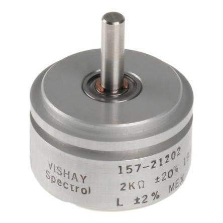 Potenciometr, průměr hřídele: 3.18 mm 1otáčkový, řada: 157 2 kΩ 20 % 1 W 157S202MX Rotační, Montáž na servo 1 Vishay