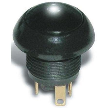 Otto Tlačítkový spínač, řada: P9 IP68 SPDT Panel Okamžité Osvětlené 11 mm 5A, barva LED: Černá 28 V dc 115 V ac