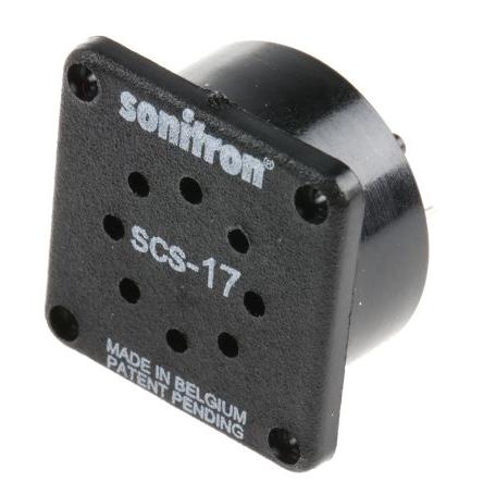 Sonitron Miniaturní piezoelektrický reproduktor, Kolík, délka kabelu: 5.8 mm, 88 dB 700 Hz, délka: 18.6 mm, 20 nF 5 V