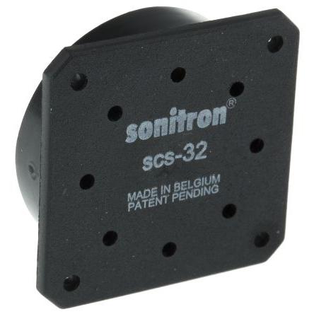 Sonitron Miniaturní piezoelektrický reproduktor, Kolík, délka kabelu: 5.8 mm, 100 dB 500 Hz, délka: 33.5 mm, 66 nF 60 V
