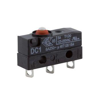 ZF Mikrospínač, typ ovladače: Tlačítko SPDT, 250 V ac, 6A, Pájecí, IP6K7, 1.96N