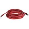 RS PRO Cat5 Ethernetové kabely, Červená, Polyvinylchlorid, A: RJ45 5 m Vnější, B: RJ45 Vnější, typ pláště: F/UTP
