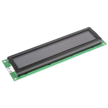 Monochromatický LCD displej PC2002LRSL, řada: 2002 Alfanumerické podsvícení LED Šedá 4 bitů, 8bitový Powertip Šedá 2 x