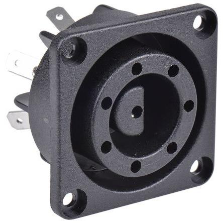 Bulgin Napájecí konektor, řada: PX, formát pólů: 8, Panel Pájecí, 250V 6A, 70 °C, -20 °C