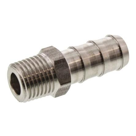 Pneumatická tvarovka z nerezové oceli tvarovka Přímý Adaptér 38 mm Vnější Šestihran Legris 1/4 in Vnější