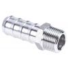 Pneumatická tvarovka z nerezové oceli tvarovka Přímý Adaptér 46 mm Vnější Šestihran Legris 3/8 in Vnější