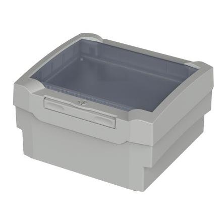 Bopla Nástěnná krabice, řada: Bocard (Set) IP65 ABS Světle šedá 199 mm Průhledné dveře 179 mm 106.5 mm
