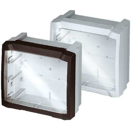 Bopla Nástěnná krabice, řada: Bocard (Set) IP65 ABS Světle šedá 229 mm Průhledné dveře 204 mm 116 mm