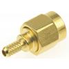 Radiall Koaxiální konektor, řada: SMA Vnější, 50 Ω, orientace těla: Rovný, Kabel Konektor SMA Krimpovací, 12.4GHz 165 °C