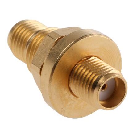Radiall Adaptér RF, orientace těla: Rovný, 50 Ω, 18GHz Vnitřní, typ kabelu: Koaxiální Vnitřní, obklad těla: Zlato přes