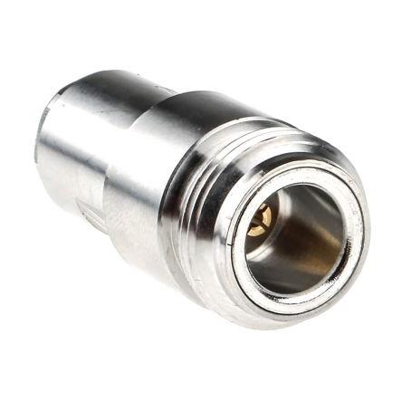 Radiall Koaxiální konektor, řada: N Vnitřní, 50 Ω, orientace těla: Rovný, Kabel Konektor N Objímka, 11GHz 155 °C -55 °C,