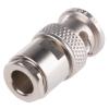 Radiall Koaxiální konektor, řada: BNC Vnější, 50 Ω, orientace těla: Rovný, Kabel Konektory BNC Objímka, 1.5GHz 155 °C