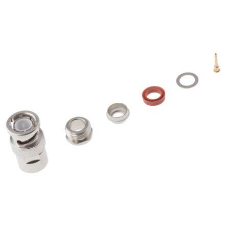 Radiall Koaxiální konektor, řada: BNC Vnější, 75 Ω, orientace těla: Rovný, Kabel Konektory BNC Objímka, 1GHz 165 °C -65
