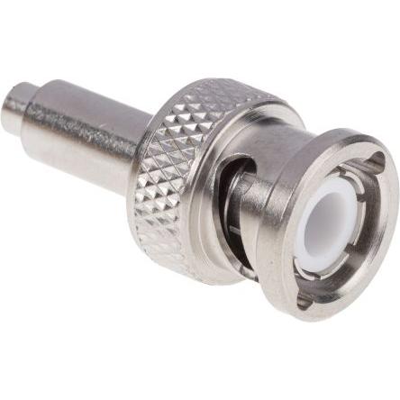 Radiall Koaxiální konektor, řada: BNC Vnější, 50 Ω, orientace těla: Rovný, Kabel Konektory BNC Krimpovací, 4GHz 165 °C