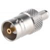 Radiall Koaxiální konektor, řada: BNC Vnitřní, 50 Ω, orientace těla: Rovný, Kabel Konektory BNC Krimpovací, 4GHz 165 °C