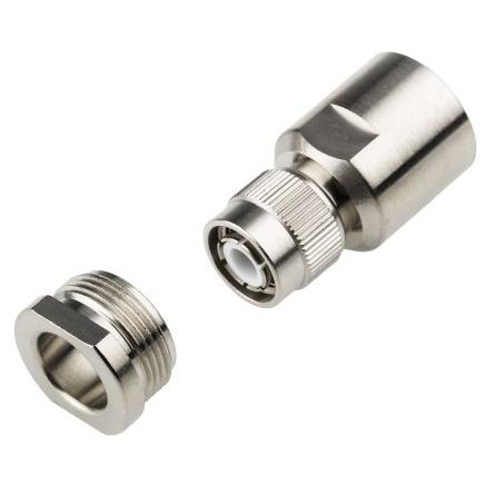Radiall Koaxiální konektor, řada: TNC Vnější, 50 Ω, orientace těla: Rovný, Kabel Konektor TNC Objímka, 11GHz 165 °C -65