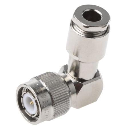 Radiall Koaxiální konektor, řada: TNC Vnější, 50 Ω, orientace těla: Pravý úhel, Kabel Konektor TNC Objímka, 11GHz 165 °C