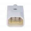 Bulgin Konektor IEC C14, orientace těla: Rovný, Kabel Vnější, 250V 10A