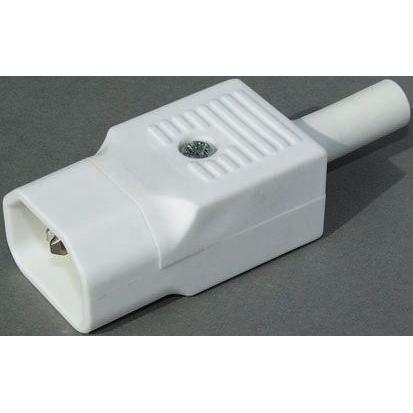 Bulgin Konektor IEC C14, orientace těla: Rovný, Kabel Vnější, 250V 10A