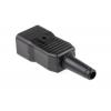 Schurter Konektor IEC C20, orientace těla: Rovný, Kabel Vnější, 250V 16A