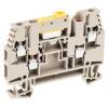 Weidmüller Testovací přerušení svorkovnice 1039900000, řada: WTR, 400V Hnědá 2.5mm² 1 Šroubová