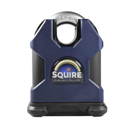 Squire Ocelový visací zámek S klíčem Odolnost vůči povětrnostním vlivům, Slitina boru, Ocel Obojí 12.7 mm třmen, Modrá