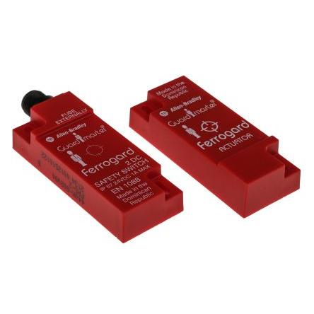 Allen Bradley Guardmaster 440N Magnetické Bezkontaktní bezpečnostní spínač 24V dc Plastové NC 4kolíkový mikro QD