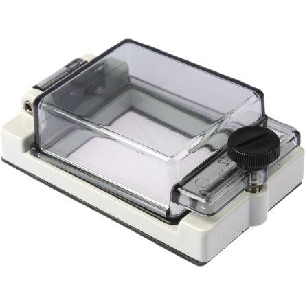 RS PRO Šedá Polykarbonát IP44 Kontrolní okénko 46277-3, DIN 43880